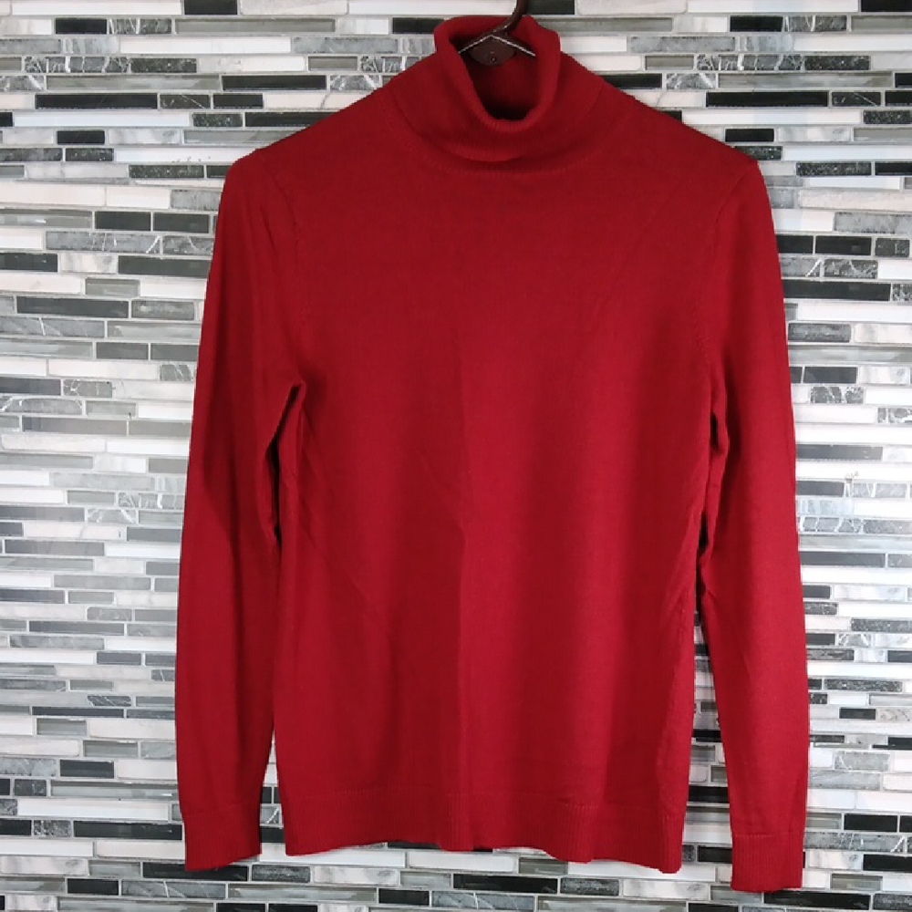 Pendleton Dark Cherry Red Knit Pullover Sweater P… - image 1
